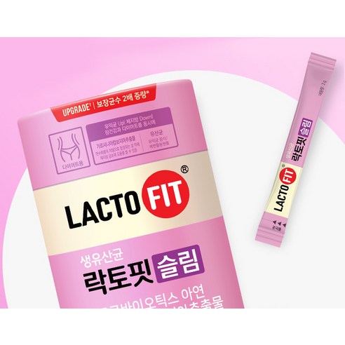 Lacto-Fit Slim Probiotics Stick Powder with Garcinia, 60 Sticks (2 g), Made in Korea