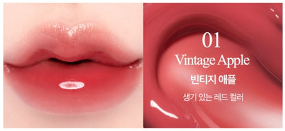 [CLIO] Crystal Glam Tint Cherry Series 3.4g | Glossy Translucent Lip Tint