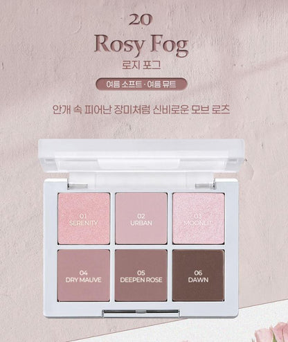 [2aN] Better Me Eye Palette Soft Rose Blending Finish 4.5g (6 Shades)