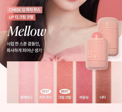 [BANILA CO.] Romantic Blush Stick Lip & Cheek Creamy Buildable Finish Set