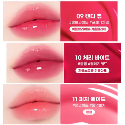 [2aN] Glaze Bouncing Tint Glossy Velvet Shine 16 Colors (Single/Set)