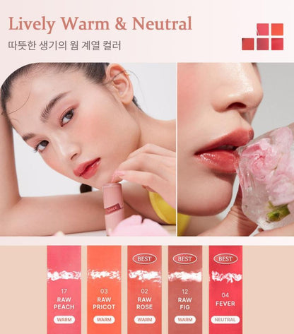 [hince] Raw Glow Gel Tint Sheer Glossy Finish Lip Tint 4ml