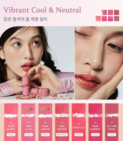 [hince] Raw Glow Gel Tint Sheer Glossy Finish Lip Tint 4ml