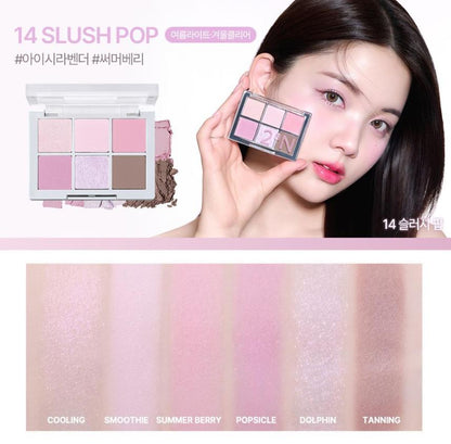 [2aN] Better Me Eye Palette Soft Rose Blending Finish 4.5g (6 Shades)