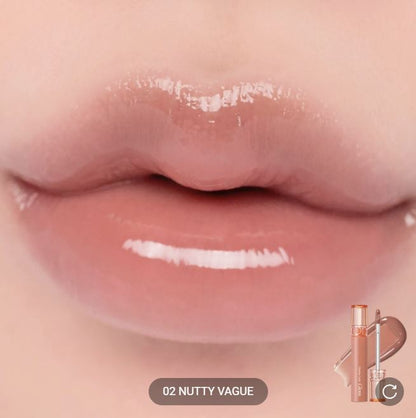 [rom&nd] Glasting Color Gloss – Dewy Shine Lip Gloss with Sheer Tint Finish