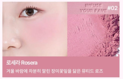 [Holika Holika] Infusing Powder Blush – Soft Radiant Finish – Single Shade Compact