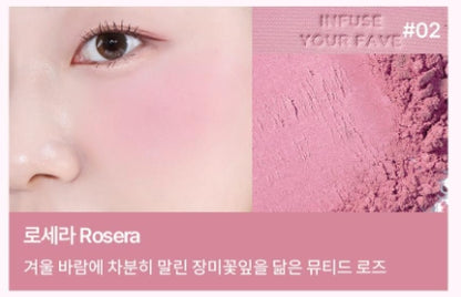 [Holika Holika] Infusing Powder Blush – Soft Radiant Finish – Single Shade Compact