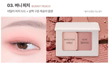[vdl] Eye Stain Essential Shadow Duo Soft Matte Finish 2 Colors
