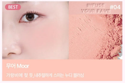 [Holika Holika] Infusing Powder Blush – Soft Radiant Finish – Single Shade Compact