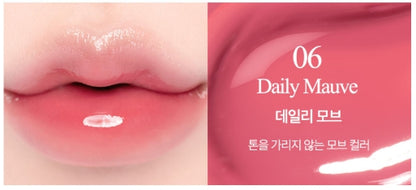 [CLIO] Crystal Glam Tint Cherry Series 3.4g | Glossy Translucent Lip Tint