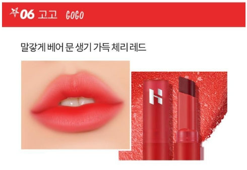 [Holika Holika] Water Vibe Tint – Sheer Juicy Color Finish – Single Lip Tint