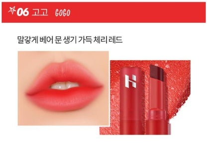 [Holika Holika] Water Vibe Tint – Sheer Juicy Color Finish – Single Lip Tint