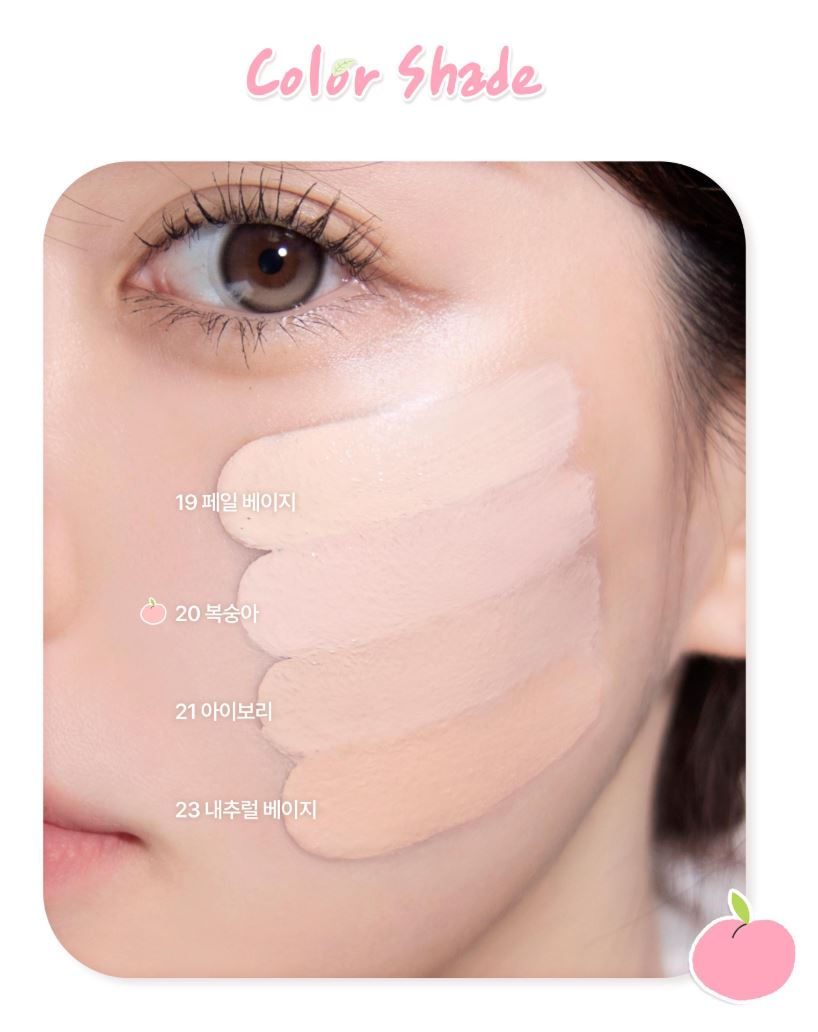 [2aN] Long Wearing Foundation Mini Semi-Matte Seamless Fit 15ml (4 Shades)