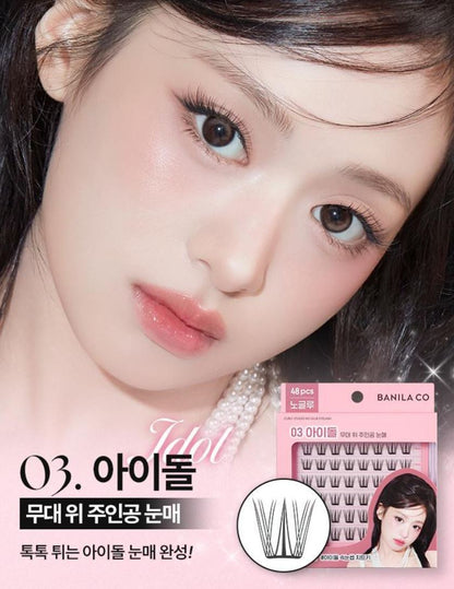 [BANILA CO.] Curly Studio No Glue Eyelashes Lightweight Natural Curl 48 pcs