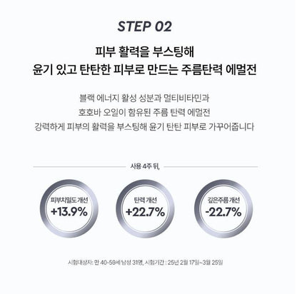 [HERA] Homme Black Active Skincare Set Hydrating Comfort Toner & Emulsion Duo 235ml