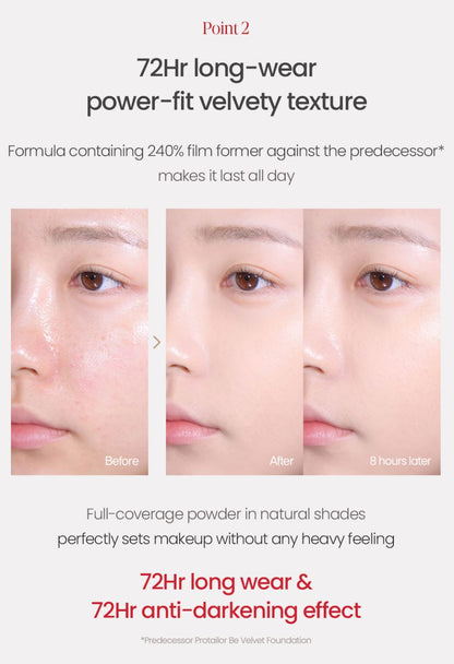 [espoir] Be Velvet Foundation | Vegan Velvety Finish · 30g