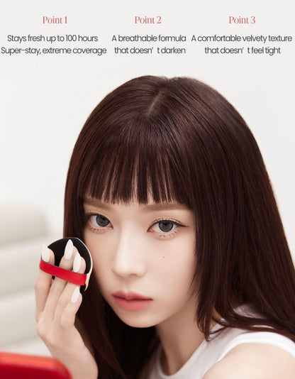 [espoir] Be Velvet Cover Cushion 15g + Refill | Long-Wear Velvet Finish SPF42 PA++