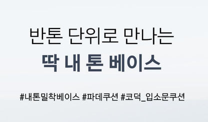 [ABOUT TONE] Skin Layer Fit Cushion Soft-Blur Matte Finish 13g (Single / Spatula Set)