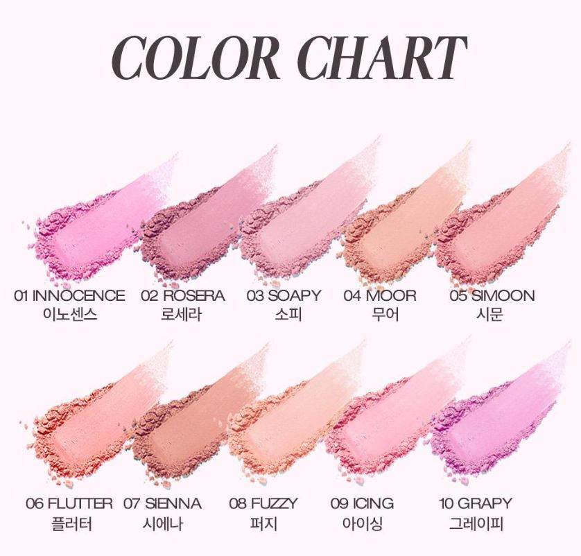 [Holika Holika] My Fave Infusing Blush – Soft Matte Powder Finish 4.5g