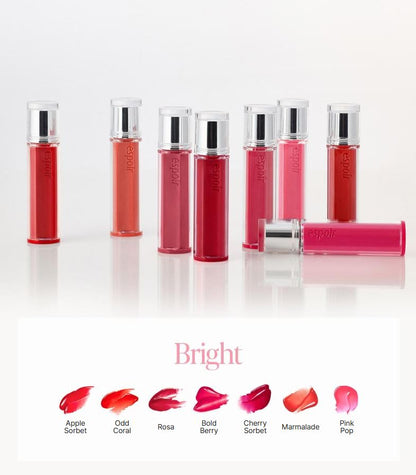 [espoir] Lip Trio Set – Couture Lip Tint Glaze + Sleek Cream Lipstick + Fitting Blur Mini (#Sour Peach)