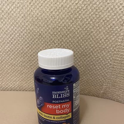 [Mommy’s Bliss] Postnatal Biotin & Collagen Gummies | 60 Gummies | Natural Lemon Flavor