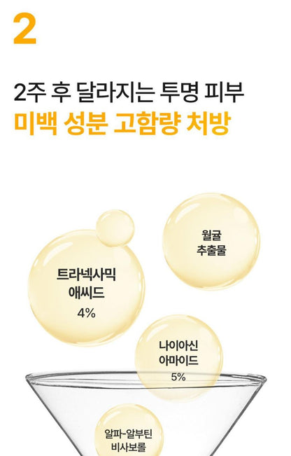 [numbuzin] No.5 Glutathione C Concentrated Ampoule Radiant Finish Set 30ml (+6 Pads)