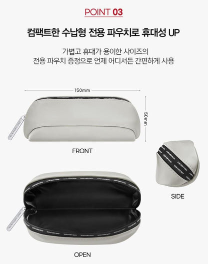 [JUNG SAEMMOOL] Masterclass Face Brush Portable Kit Smooth Finish | 5 Brushes + Pouch