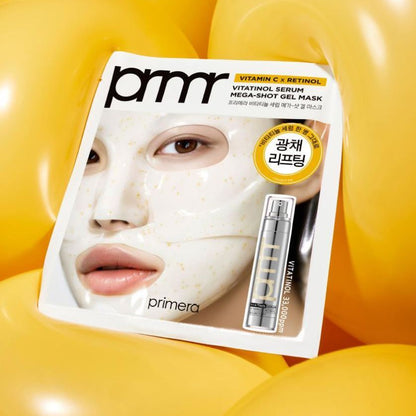 [primera] Vitatinol Serum Mega Shot Gel Mask Radiant Firming Care 4+1 Sheets