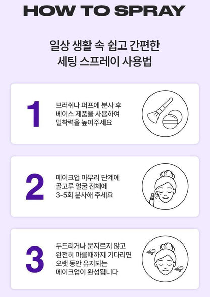 [URBAN DECAY] All Nighter Makeup Setting Spray Natural Finish 30ml