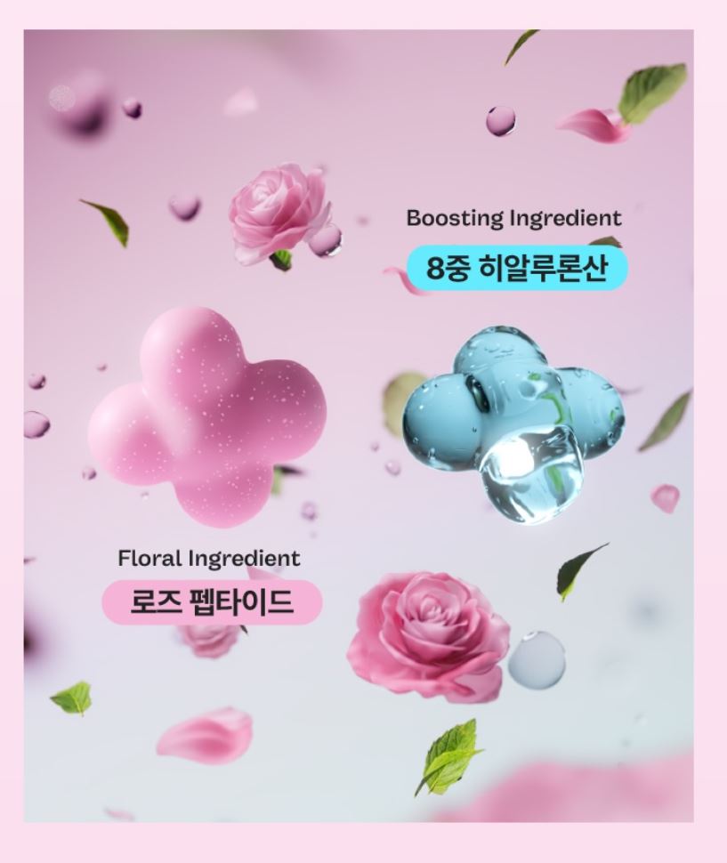 [mamonde] Flora Glow Rose Tinted Sun Serum Soft Glow Finish Set 35ml + 15ml