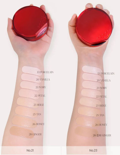 [espoir] Be Velvet Cover Cushion 15g + Refill | Long-Wear Velvet Finish SPF42 PA++