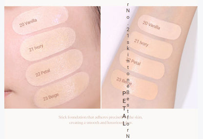 [espoir] Be Glow Stick Foundation Set – Vegan Radiant Base with Shading Stick 11g