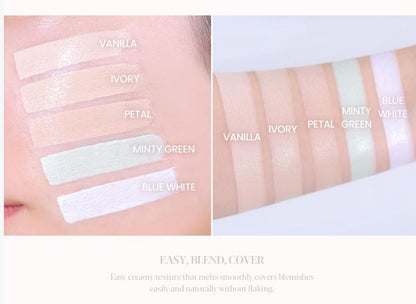 [espoir] Easy Blending Concealer – Vegan Creamy Texture for Natural Finish 10g