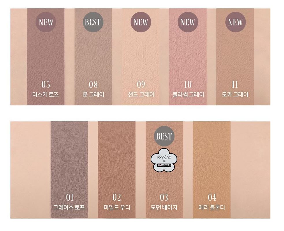 [rom&nd] Han All Brow Cara ZOAFriends Edition – Soft Natural Brow Color 9g