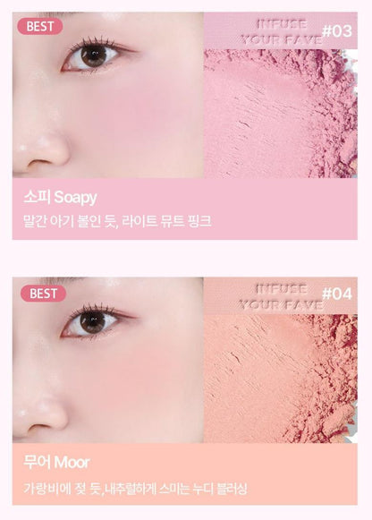 [Holika Holika] My Fave Infusing Blush – Soft Matte Powder Finish 4.5g