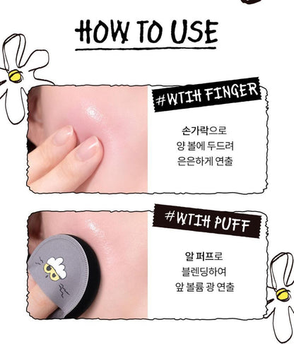 [rom&nd] Juicy Half Blush Set with Puff – Soft Dewy Glow Finish | Limited Edition | Glowlab