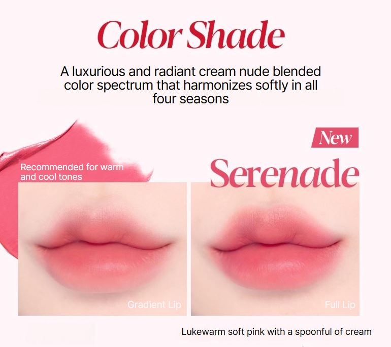 [espoir] Lip Trio Set – Couture Lip Tint Glaze + Sleek Cream Lipstick + Fitting Blur Mini (#Sour Peach)