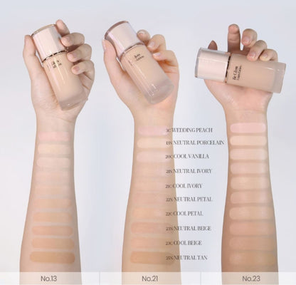 [espoir] Be Glow Foundation – Vegan Formula with Natural Radiant Look | 30g, 10 Shades