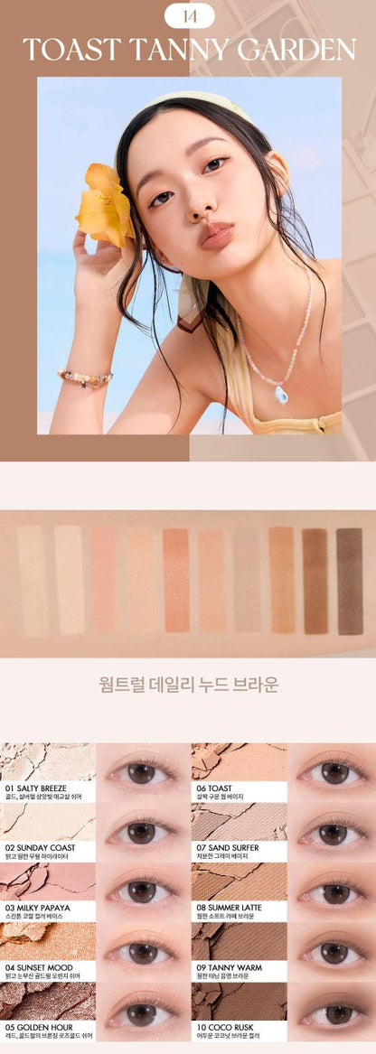 [rom&nd] Better Than Palette Gift Set – Soft Nude & Bloom Shades + Mini 4-Pan Palette