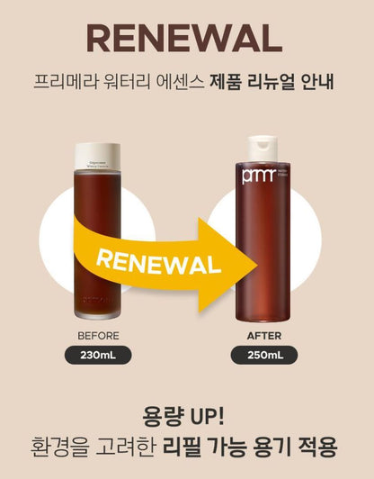 [primera] Organience Watery Essence Lightweight Hydrating Formula 250ml + 150ml