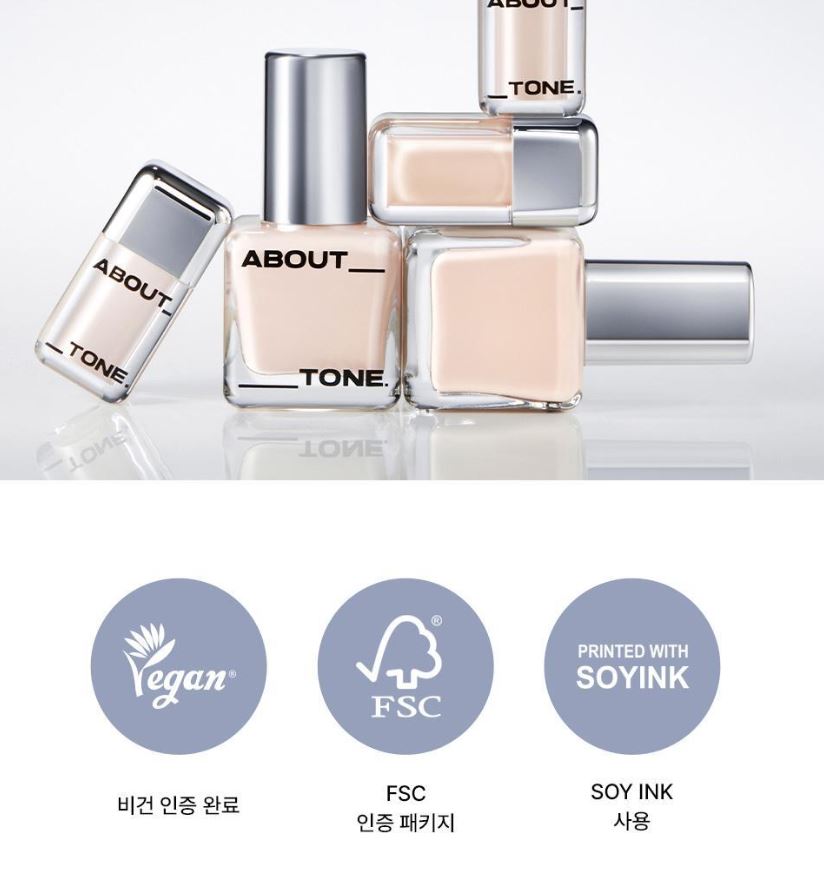 [ABOUT TONE] Skin Layer Fit Foundation Semi-Matte Silk Finish 30ml