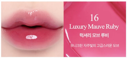 [CLIO] Crystal Glam Tint Cherry Series 3.4g | Glossy Translucent Lip Tint