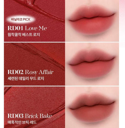 [BANILA CO.] Sheer Velvet Veil Tint Soft Matte Blur Lip Tint 4.2g 12 Shades