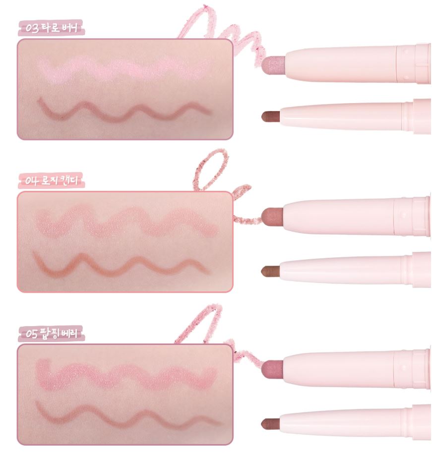 [2aN] Color Play Dual Liner Soft Matte & Pearl Finish Eye Liner 5 Colors