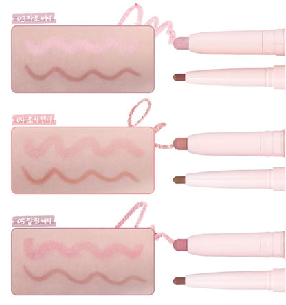 [2aN] Color Play Dual Liner Soft Matte & Pearl Finish Eye Liner 5 Colors