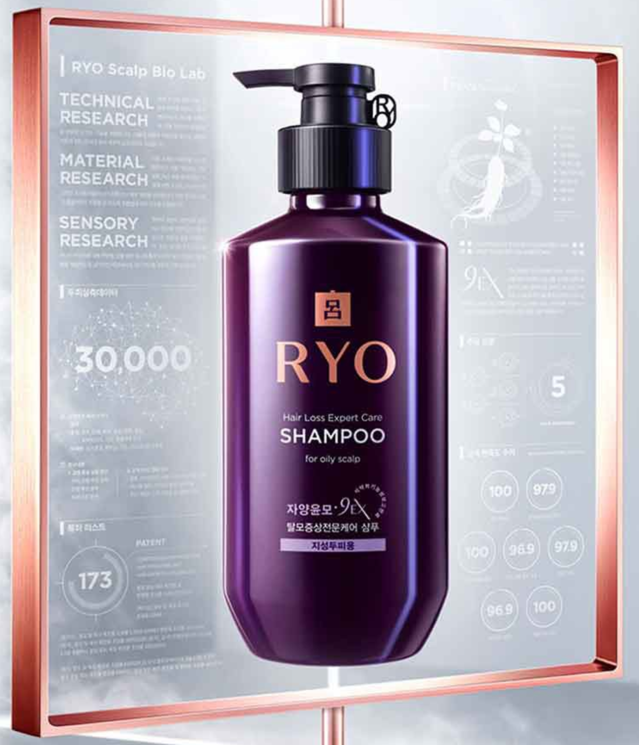 [Ryo] Jayang9EX Clarifying Scalp Shampoo for Oily Scalp | 400ml