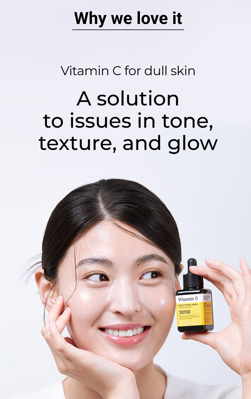 [MEDIHEAL] Vitamin C Brightening Serum with Niacinamide | Tone · Texture · Glow Care | 40ml x2 Double Set | GlowLab