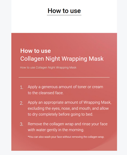 [medicube] Collagen Night Wrapping Mask Set + Firming & Hydration | 75ml + Jelly Brush | GlowLab