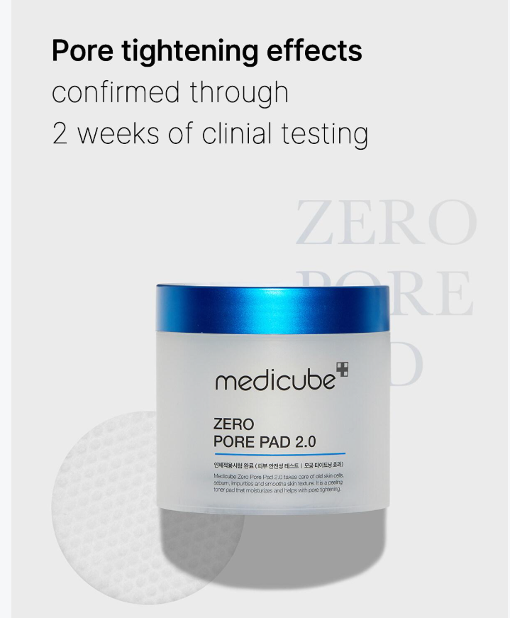 [Medicube] Zero Pore Pad 2.0 Refill Set | Daily Skin Care & Sebum Control | 70 Pads