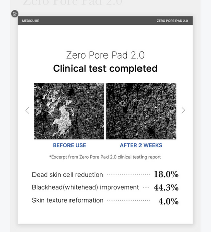 [Medicube] Zero Pore Pad 2.0 Refill Set | Daily Skin Care & Sebum Control | 70 Pads